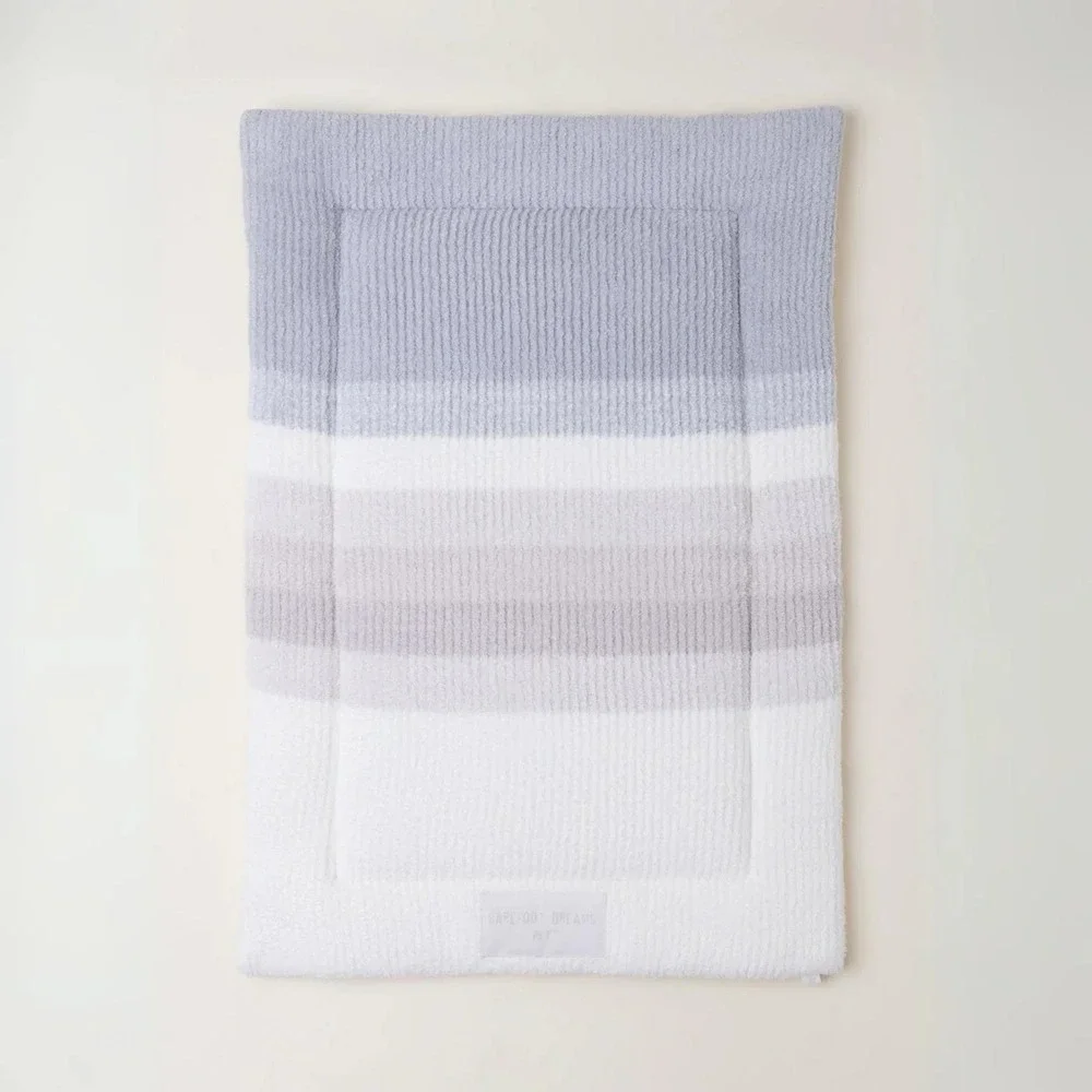Barefoot Dreams Sunset Pet Mat CozyChic Dog Cat Bed Ombre Stripe Luxury NWT $158